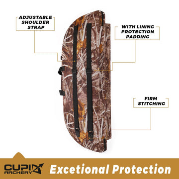 LWANO bow case size S fits 37-inch bows for compact setups
