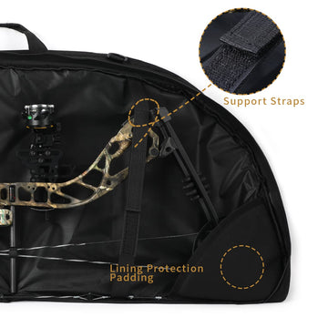 LWANO bow case top view illustrating streamlined shape for quick handling