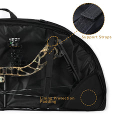 LWANO bow case top view illustrating streamlined shape for quick handling