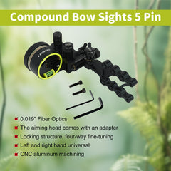 LWANO 5-pin fiber optic closeup highlights ultra-bright pins for visibility.