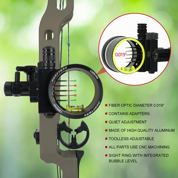 LWANO left and right-handed compatibility ensures easy setup for any shooter.
