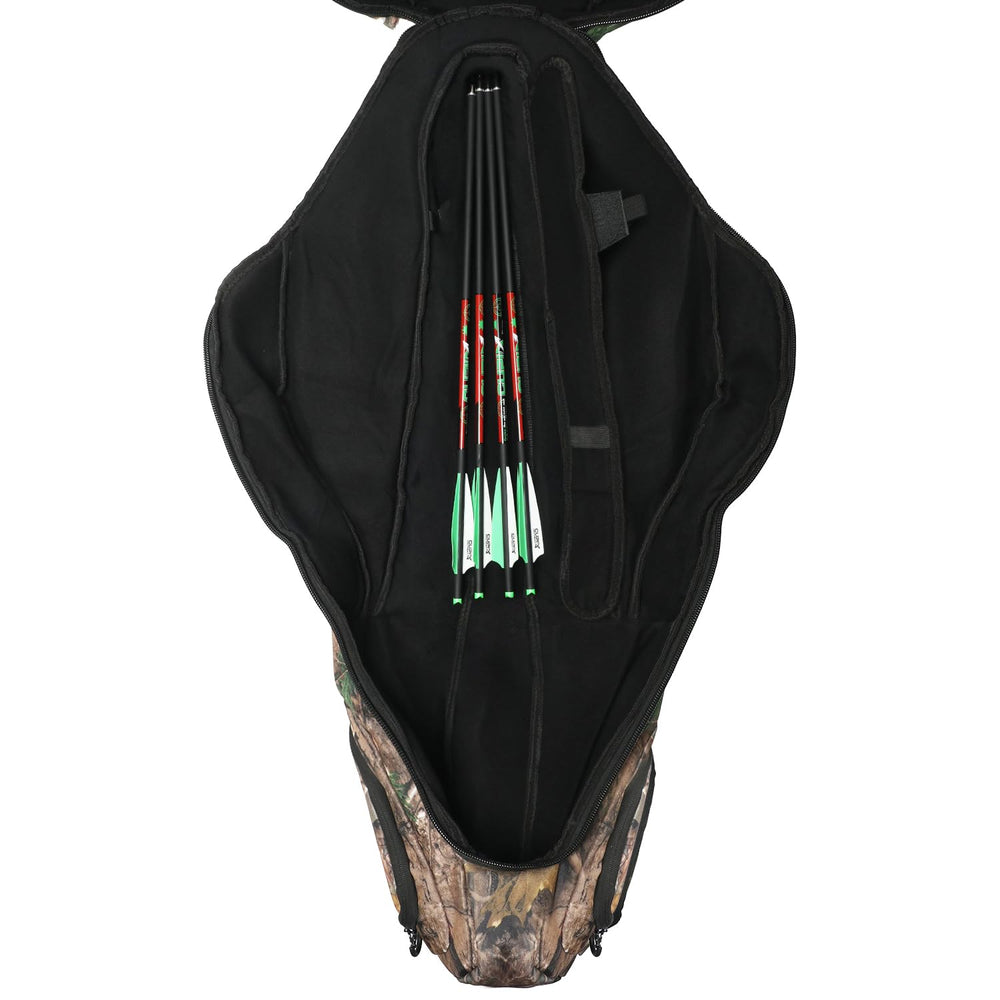 LWANO compact 36x17x7 inches fits compact crossbows in vehicles.