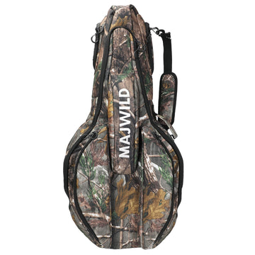 LWANO crossbow-case exterior leaf-camo protects gear on rugged hunts.