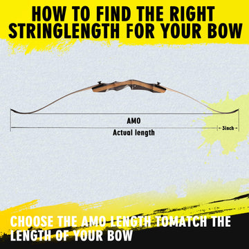 LWANO D97 endless loop strings enable quick setup with upper and lower limb rings.