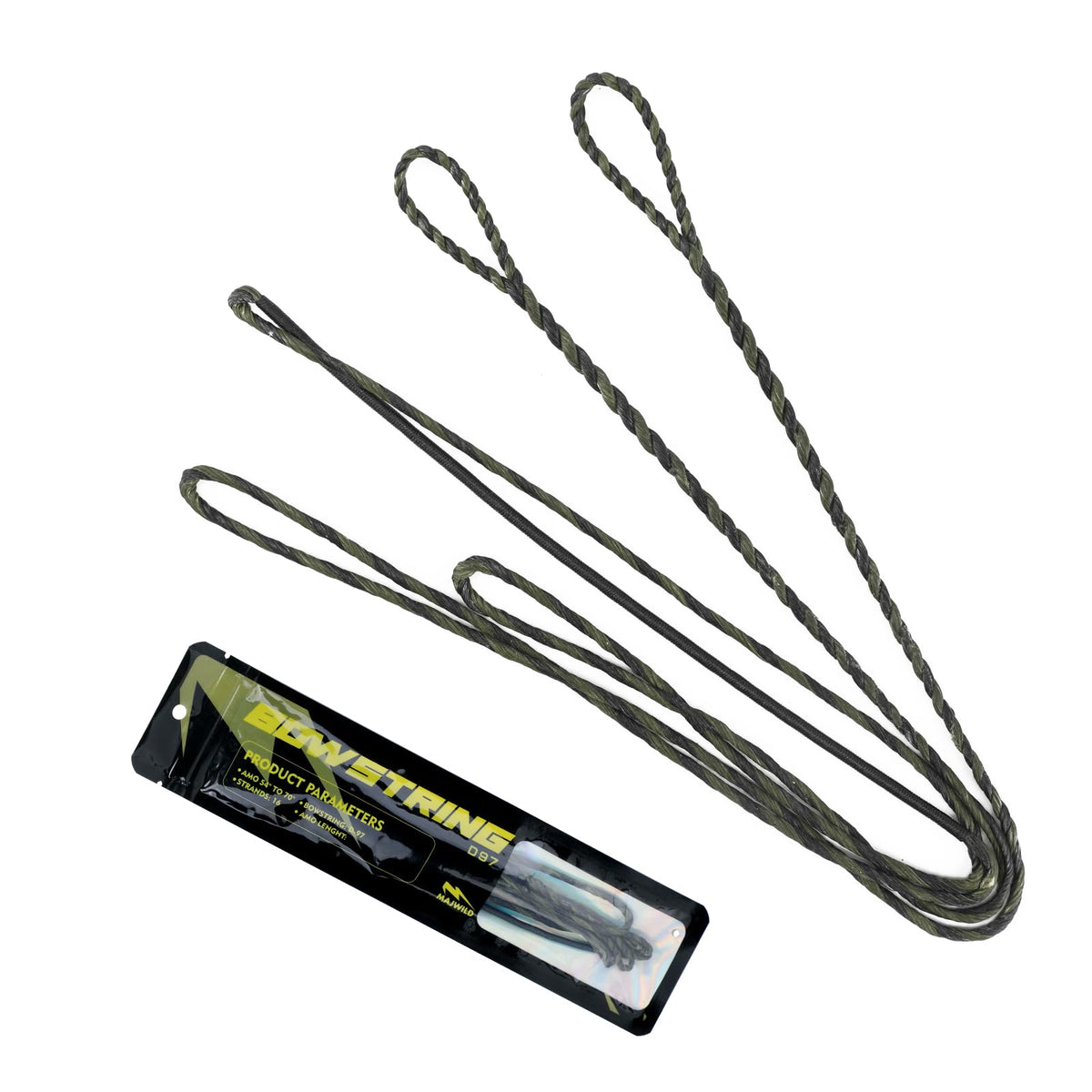 LWANO D97 bow string with Flemish twist for durable archery performance
