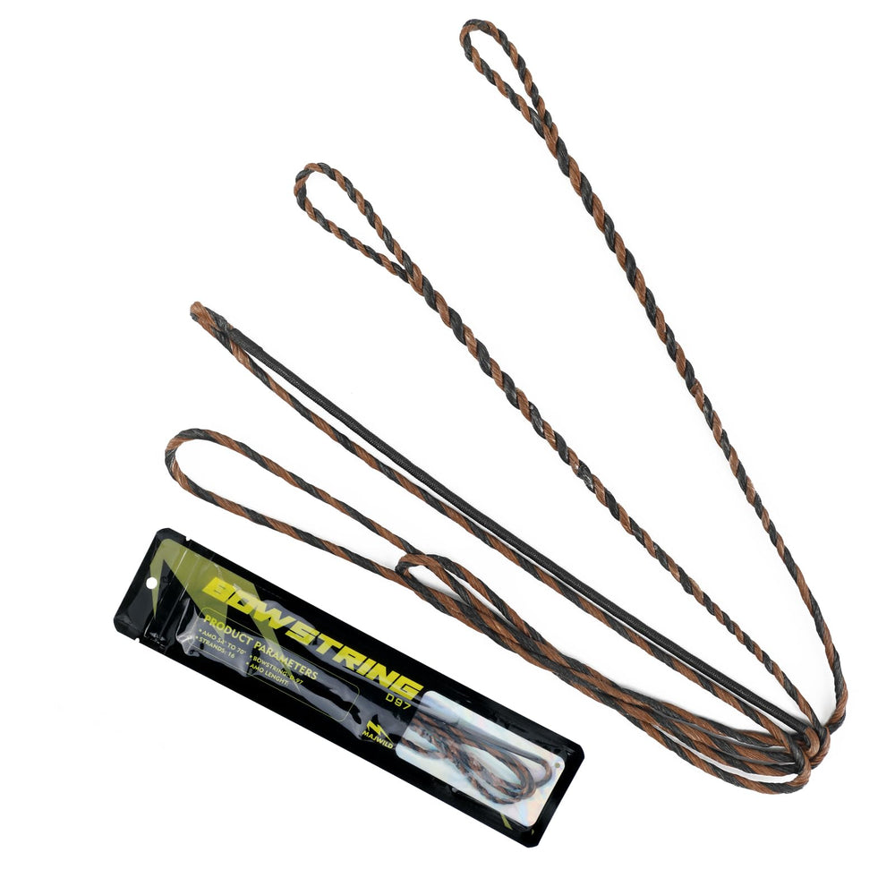LWANO D97 Flemish twist upper ring bowstring for easy installation and reliable shot alignment.