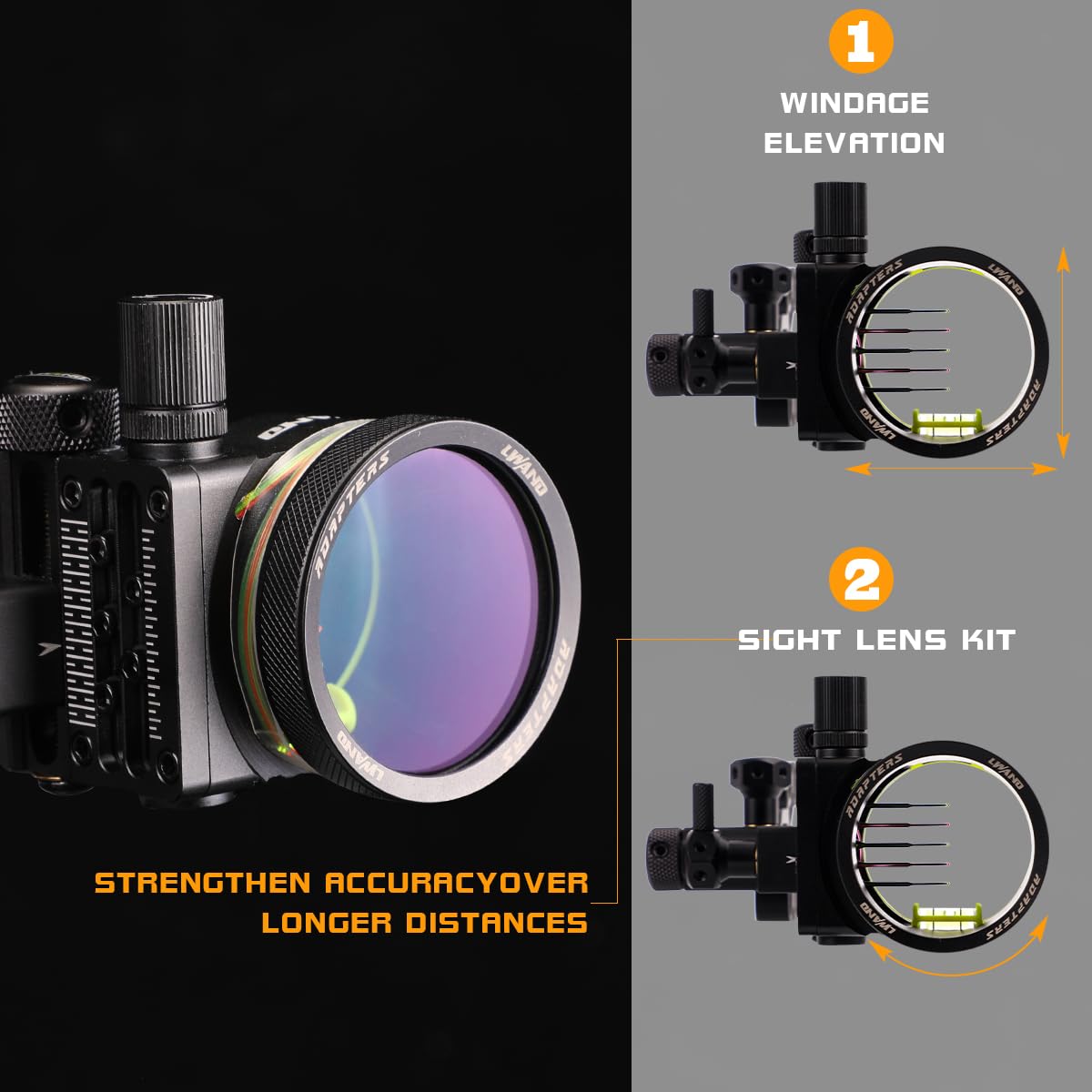 LWANO M2 all-aluminum frame offers lightweight durability for field use.