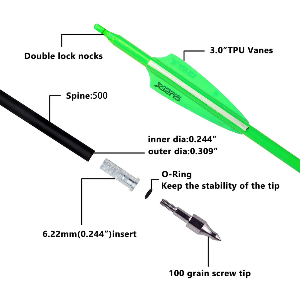 LWANO nickel plated steel tips with removable system for secure attachment