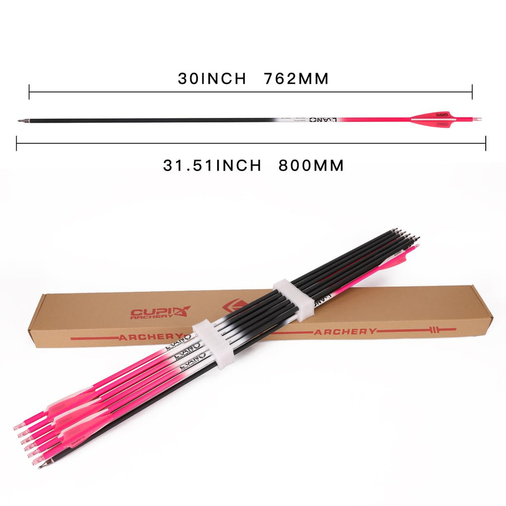 LWANO pink practice arrows enhance high-visibility field shots
