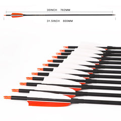 LWANO spine 500 carbon arrow designed for reliable longbow target practice.