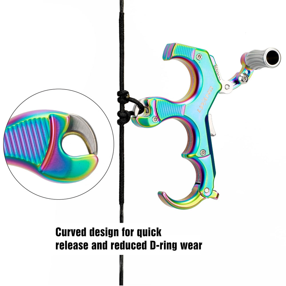LWANO Thumb Release curved caliper action captures smooth release and reduced wear