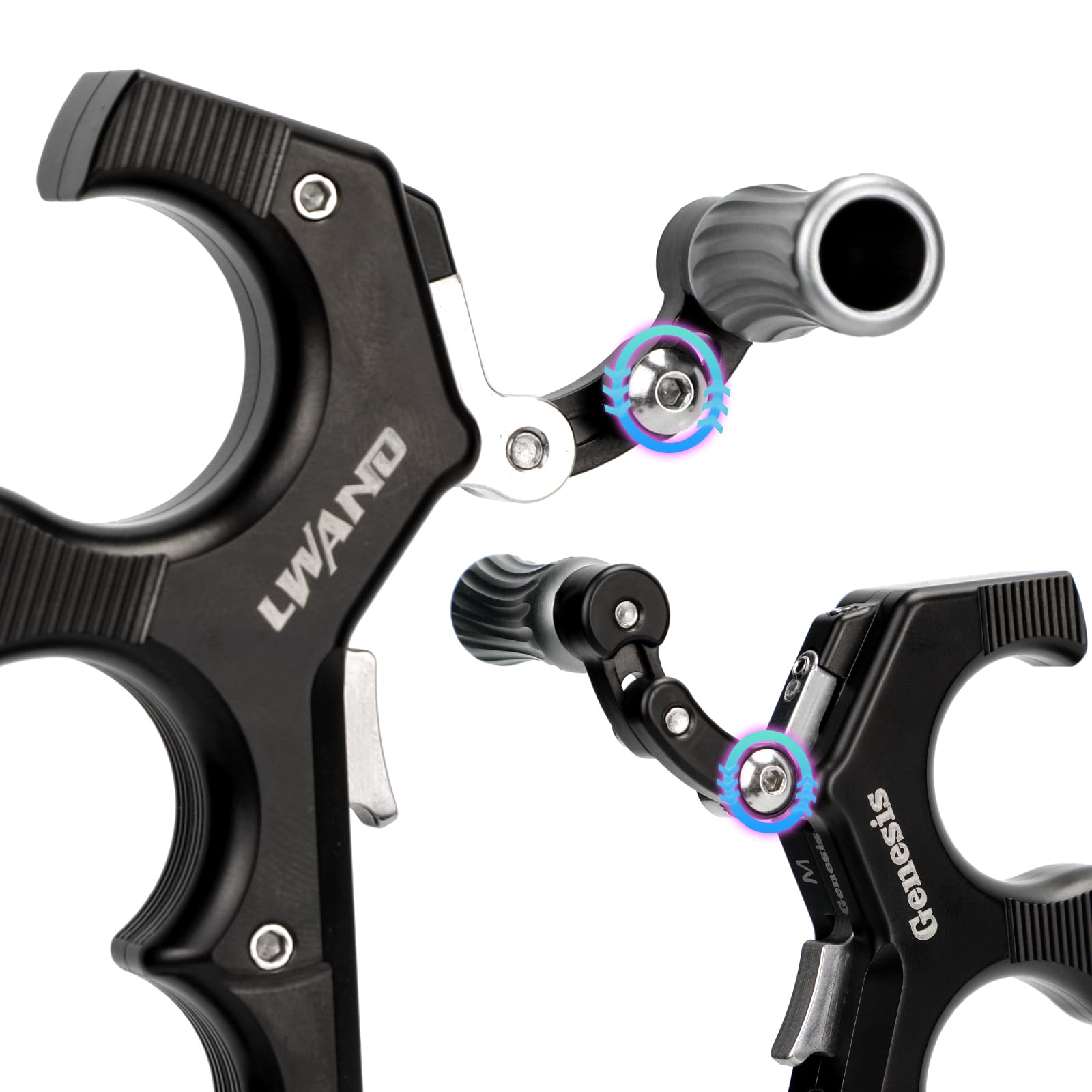 LWANO thumb release ergonomic handle reduces hand fatigue during practice