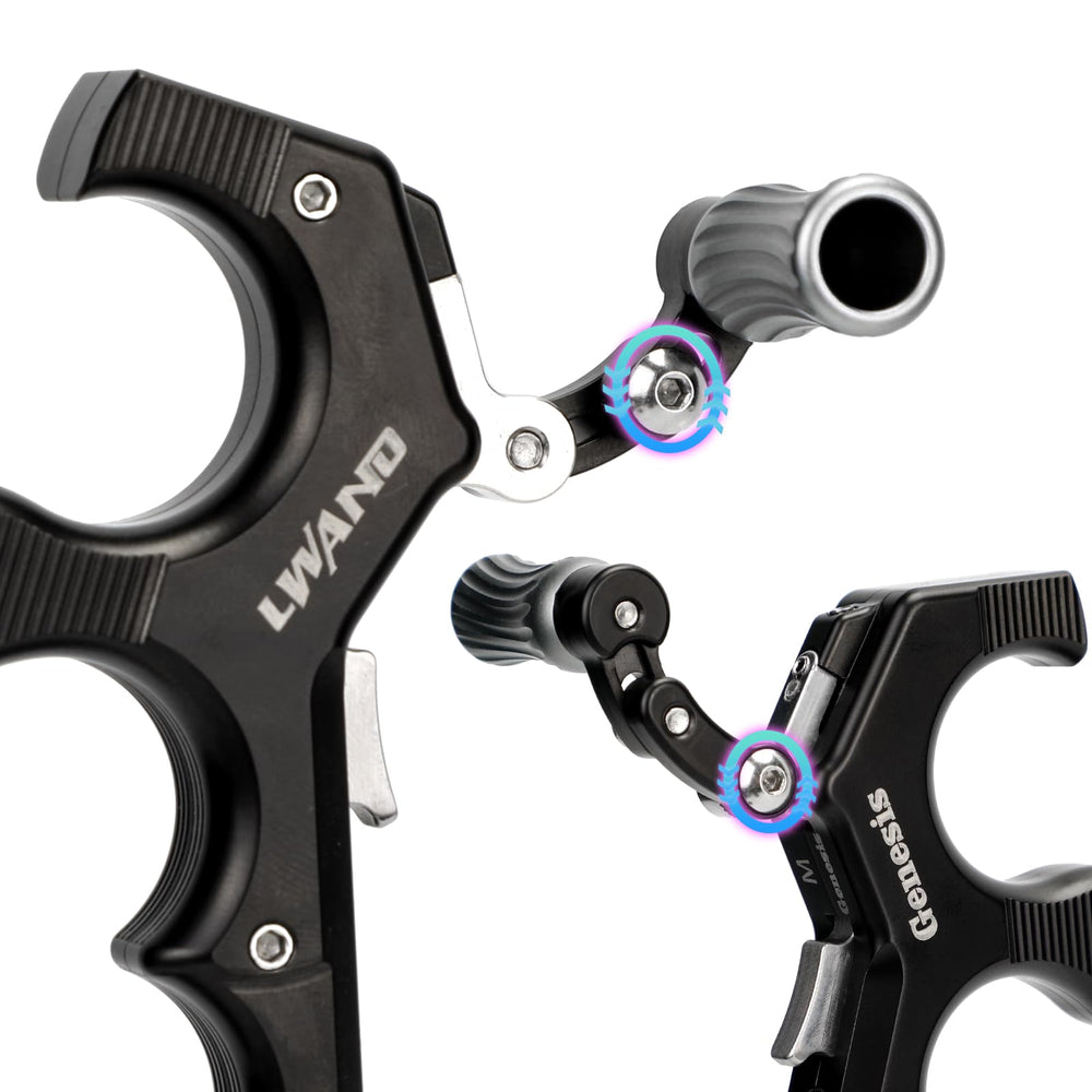 LWANO thumb release ergonomic handle reduces hand fatigue during practice