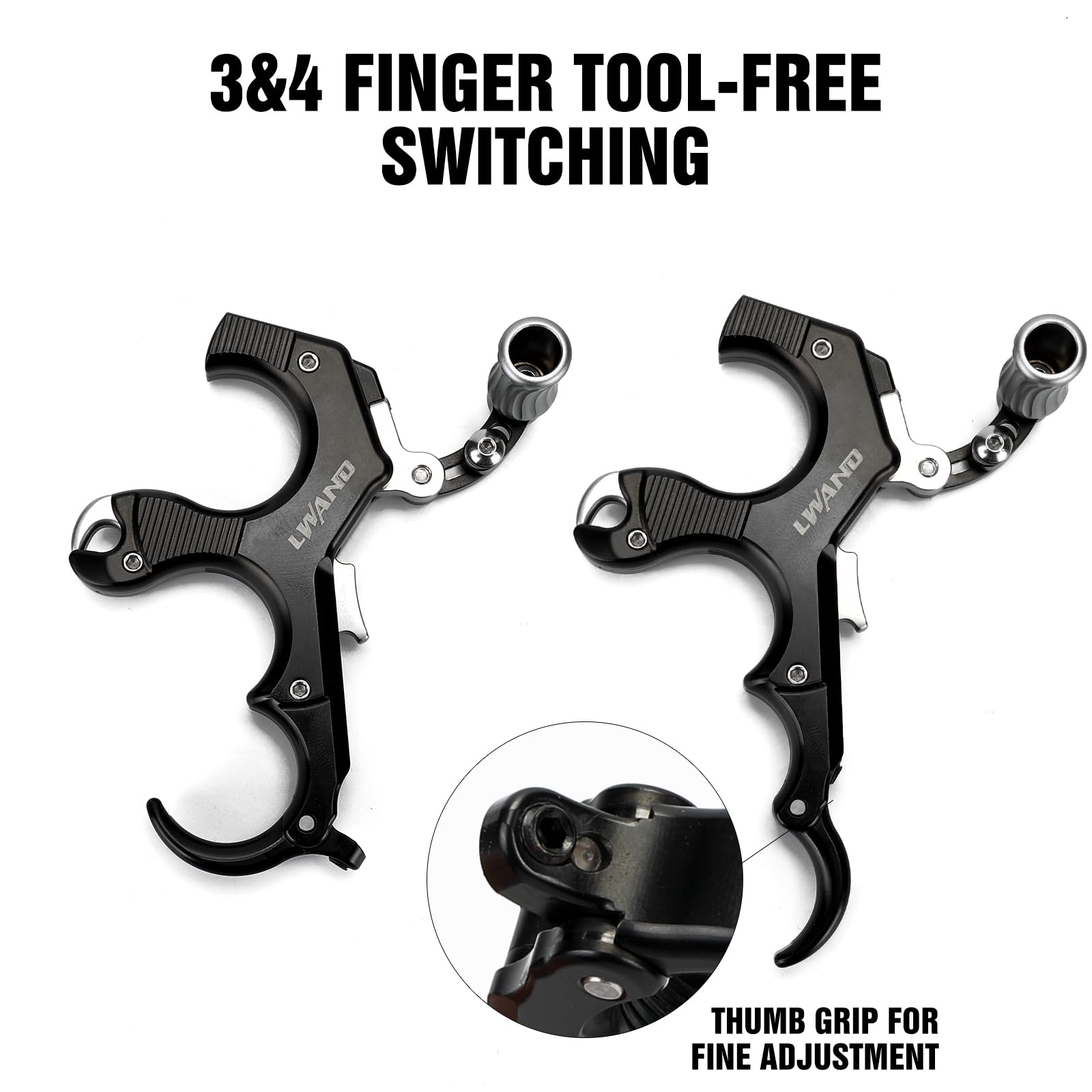 LWANO thumb release adjustable thumb button for customized fit