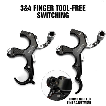 LWANO thumb release adjustable thumb button for customized fit