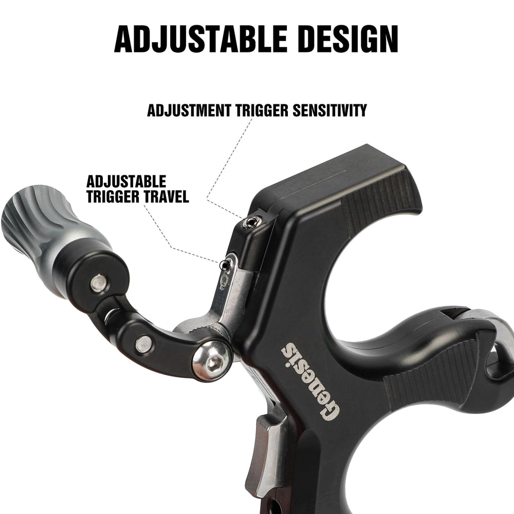 LWANO thumb release travel locking structure maintains shot consistency
