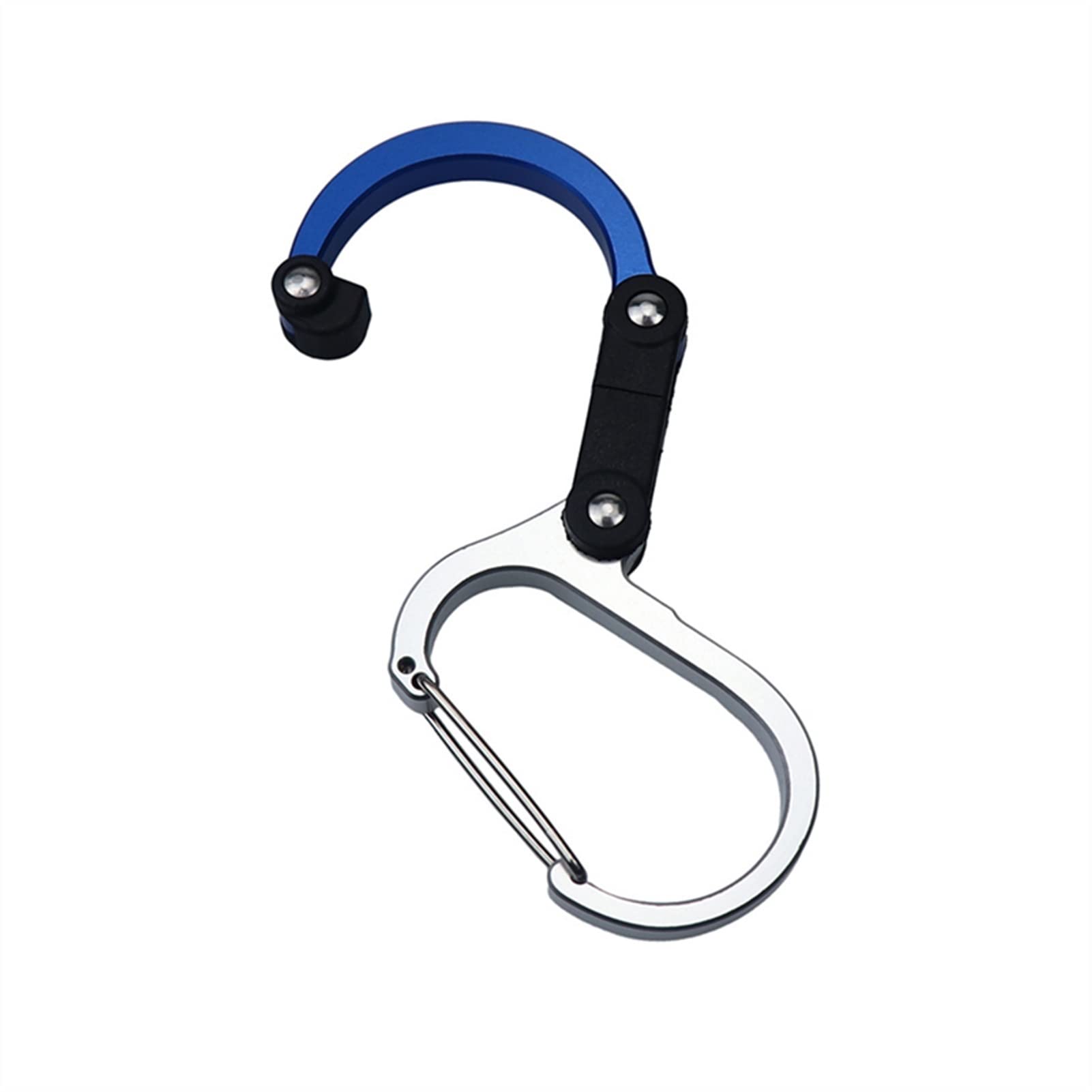 LWBXTTG carabiner clips blue ideal for secure gear attachment on backpacks