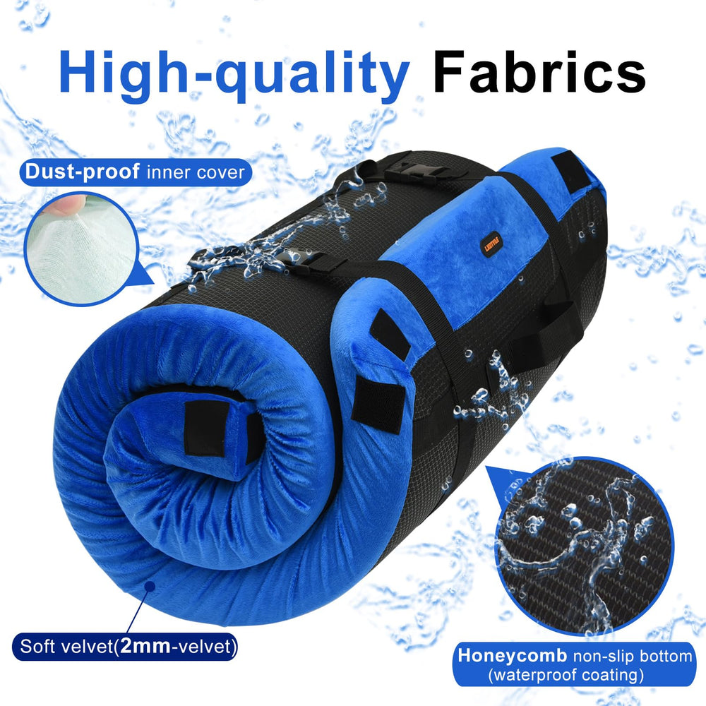 Lxotvae waterproof cover velvet fabric keeps moisture out while staying soft.