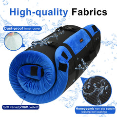 Lxotvae waterproof cover velvet fabric keeps moisture out while staying soft.