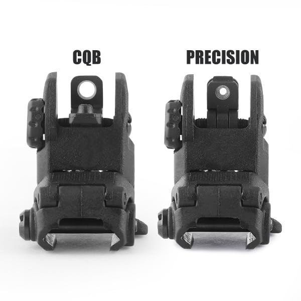 LXYYM flip-up sight dual aperture for close and precise shooting