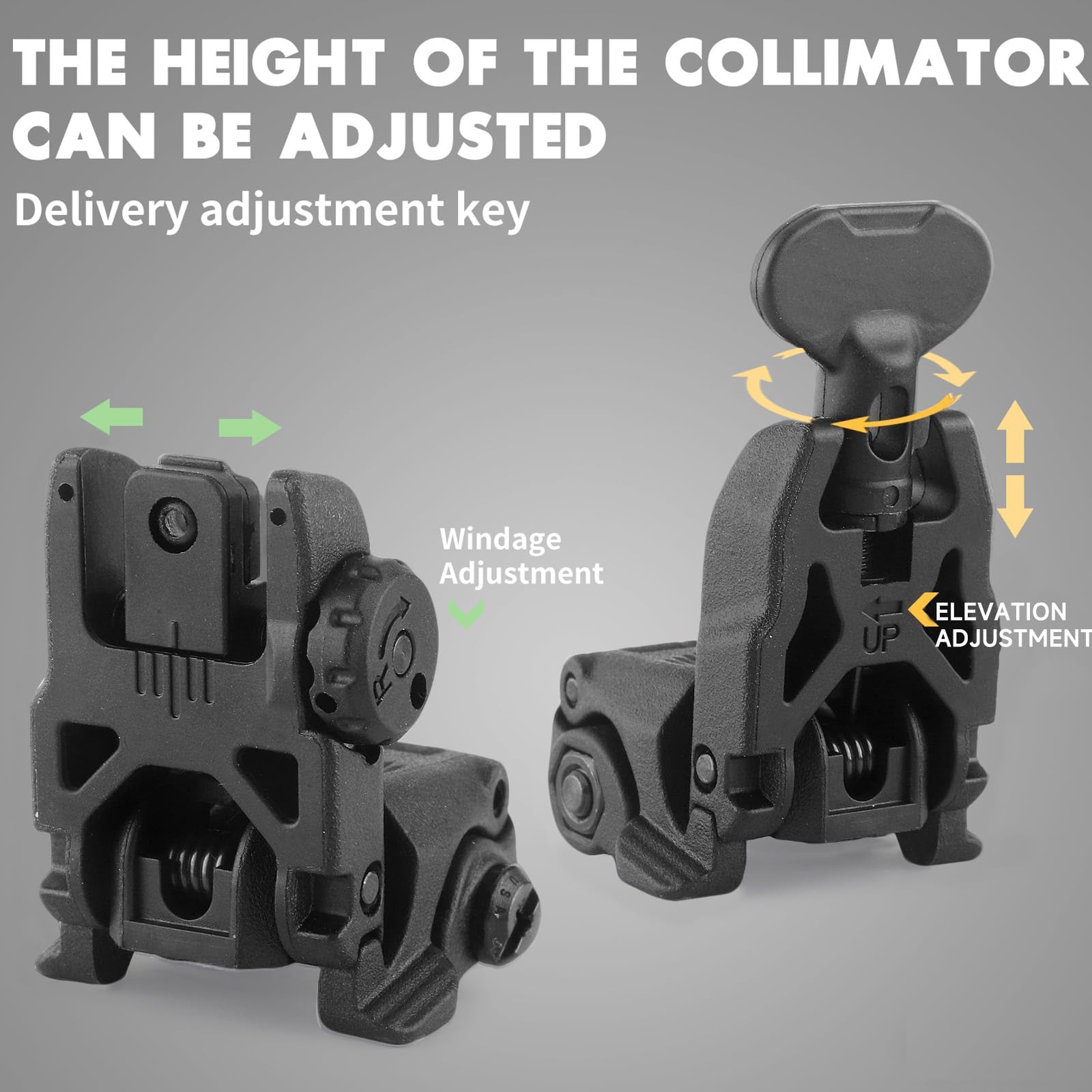 LXYYM flip-up sight quick-activation from either side enhances readiness