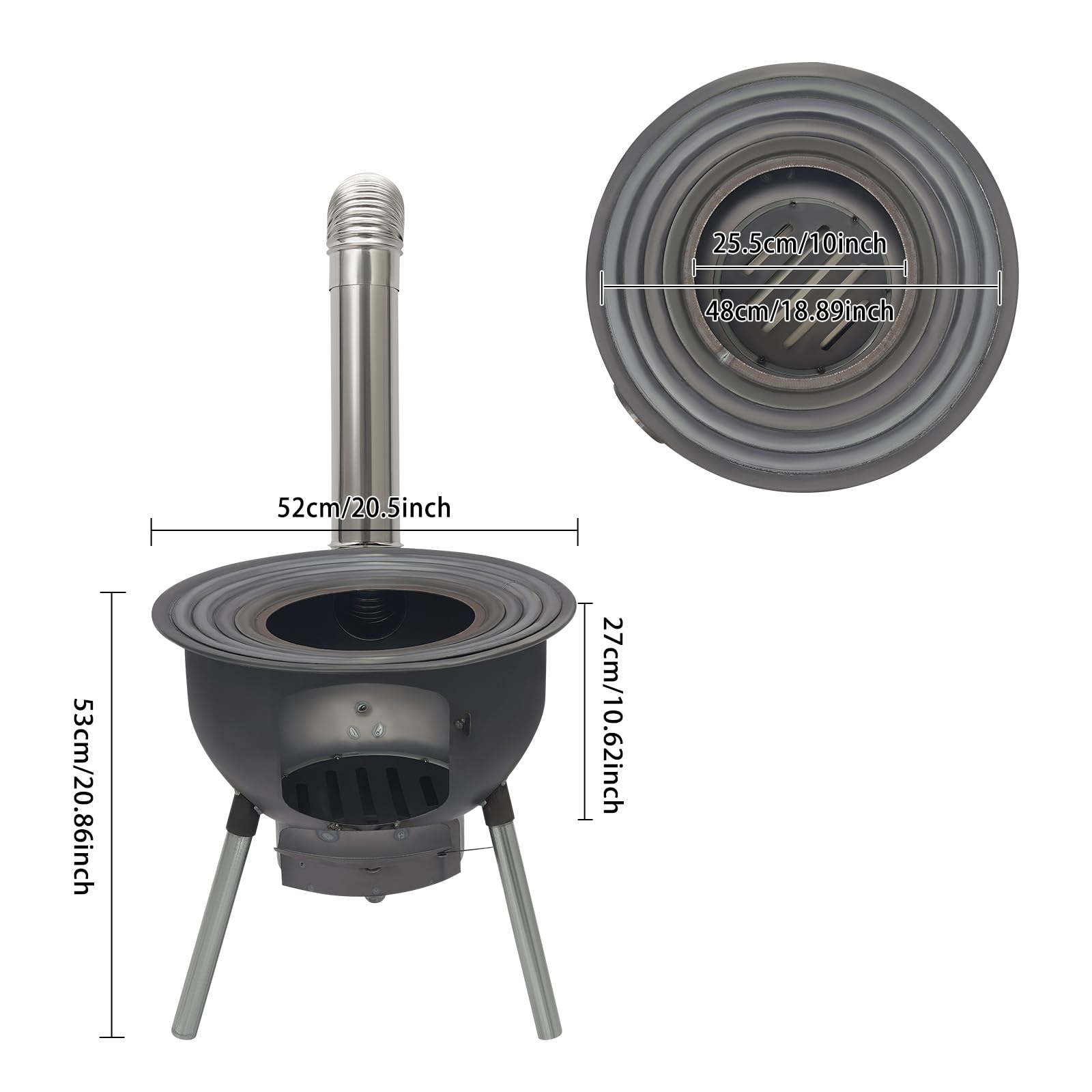 LyeXD stove door latch enhances safety and controlled fuel access.