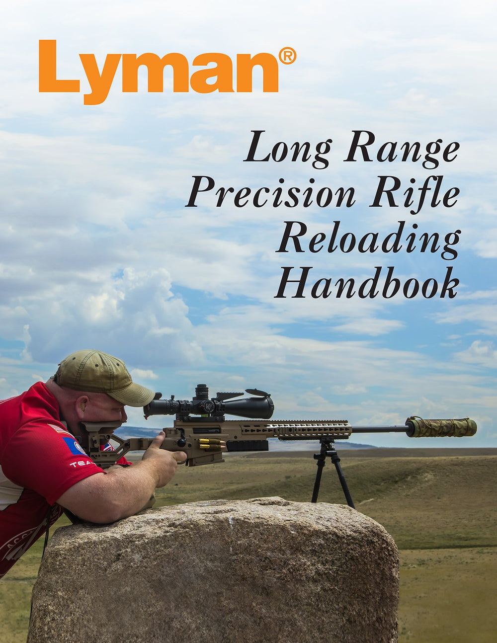 Lyman Long Range Precision Reloading Handbook cover in white (9816060)