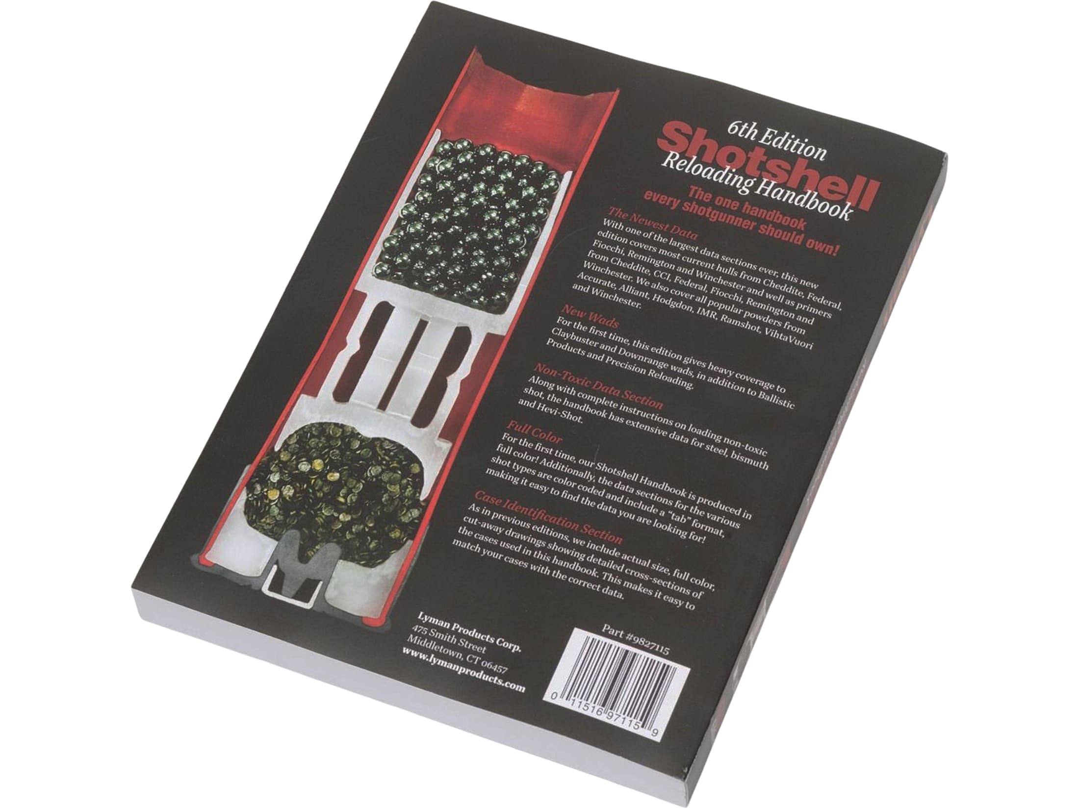 Case identification section in Lyman Shotshell Handbook 6th Edition