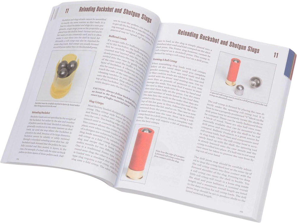 Lyman Shotshell Handbook charts and tables for quick data access