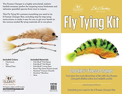 Lymenfishingcompany chockletts finesse changer kit contents highlight organized materials for beginners.