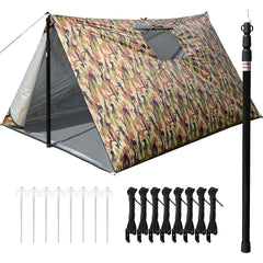 LYN all-round shelter triangle camouflage for fast, discreet setup in the wild.