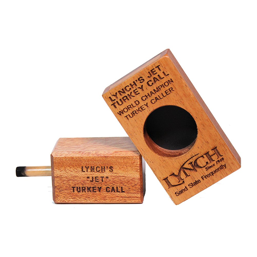 Lynch Jet Slate Turkey Call showing compact travel design for on-the-go turkey hunts