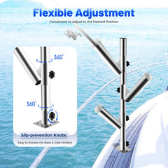 LYNICESHOP 360° clamp rotation for flexible rod positioning