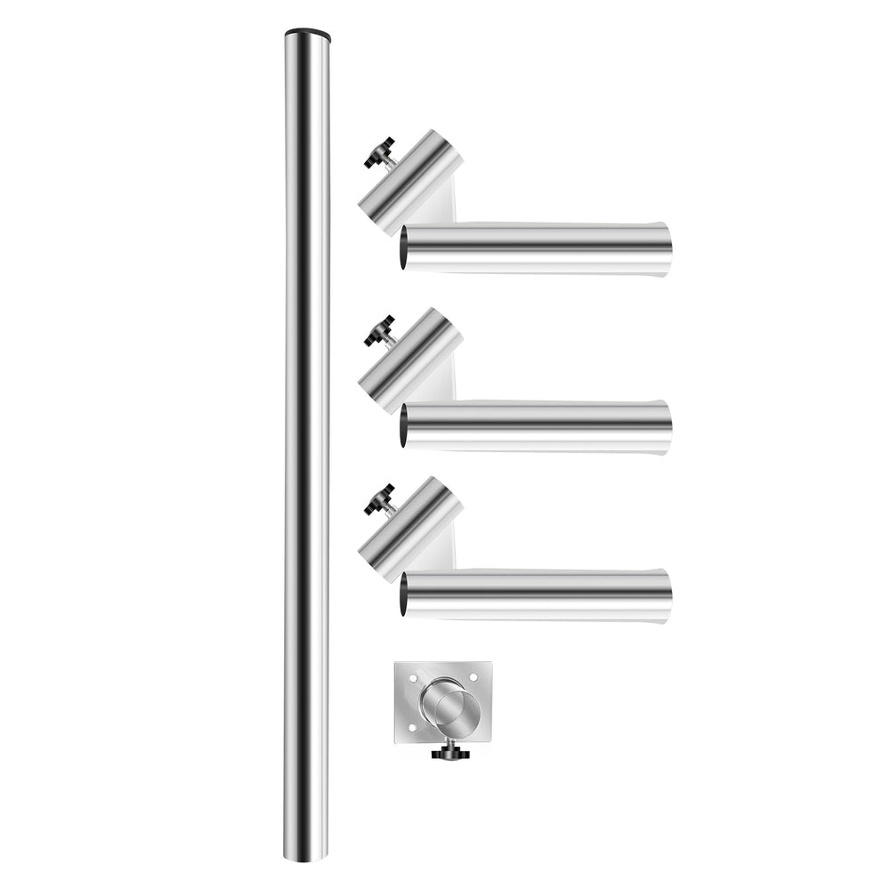 LYNICESHOP includes 3 side rods, long rod, and rod seat