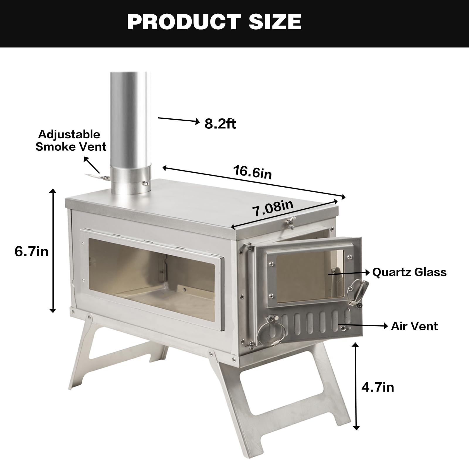LynsaTac stove compact packaging highlights ultralight portability for hikers.