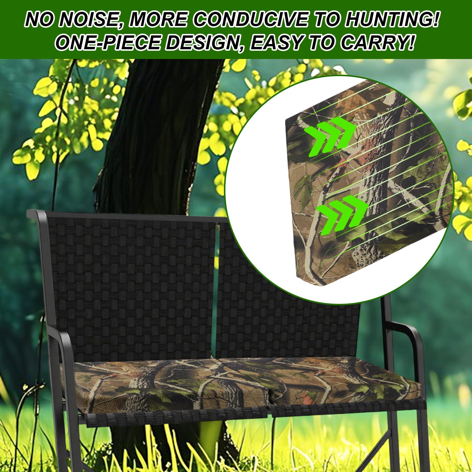 Lyreh two-man seat cushion portable design for quick storage.