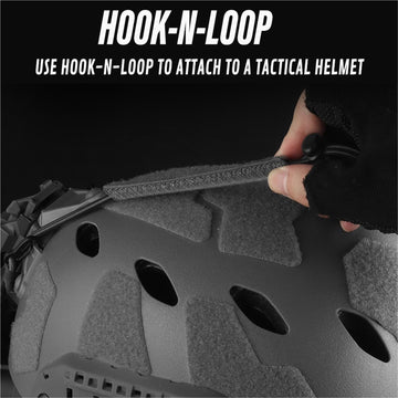 LZAQHMT NVG multi-angle wearing configuration fits different helmets and preferences.
