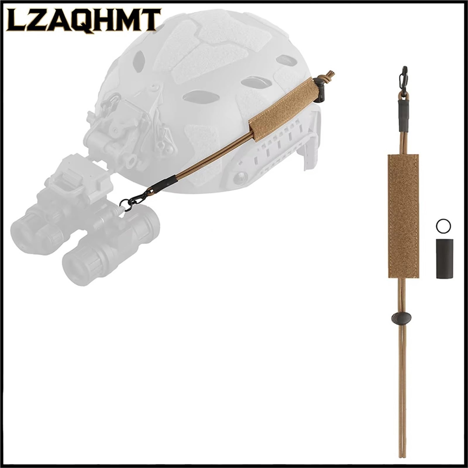 LZAQHMT NVG mounting reduces image shake for clearer views in motion.