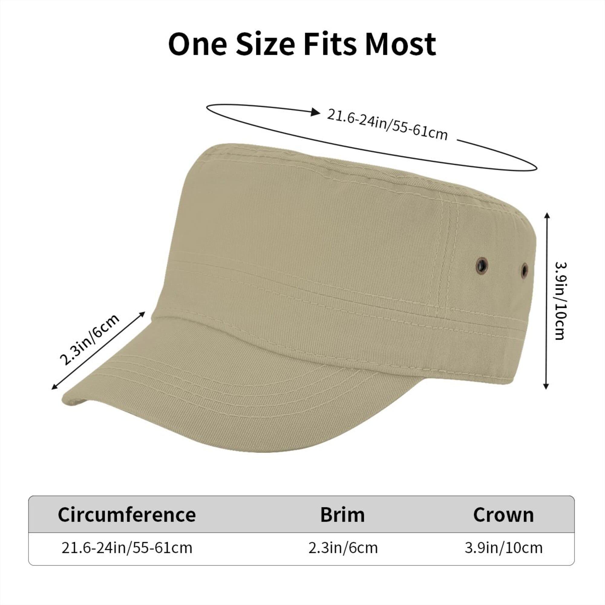 Lzihkst Casual Khaki Army Cap cotton detail showing soft breathable fabric