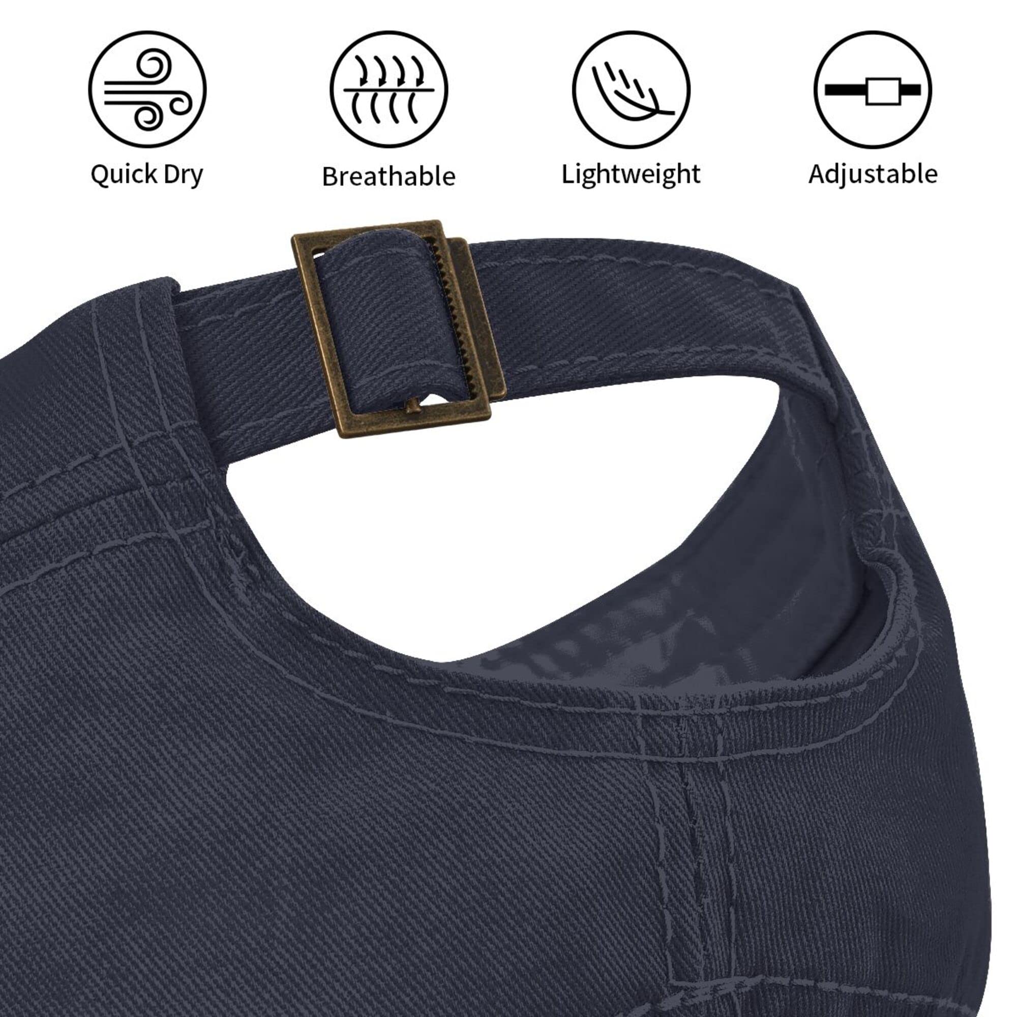 Lzihkst sun protection cotton cap keeps hair out of face.