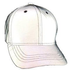 LZLRUN reflective hat front view with fluorescent coating