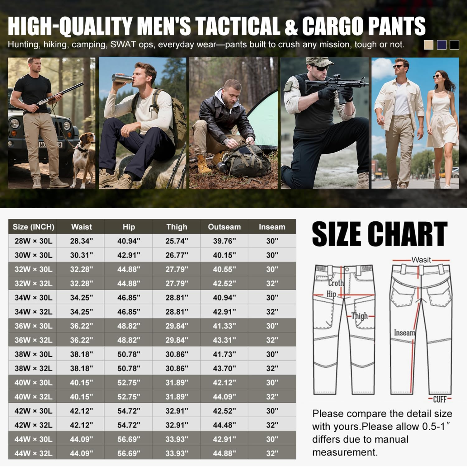 LZZIDOU lightweight quick-dry fabrics keep you comfortable after rain or sweat
