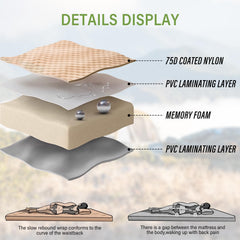 M KARMATER SUV bed hugs wheel wells for a smooth sleeping surface.