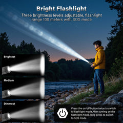 M KARMATER light shows long battery life up to 38 hours of continuous use.