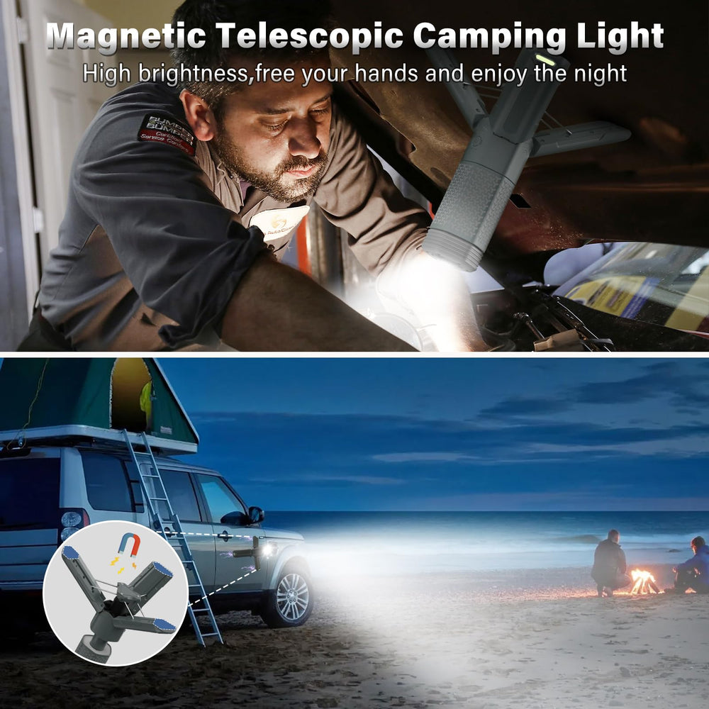 M KARMATER IPX5 waterproof lantern withstands rain and splashes.