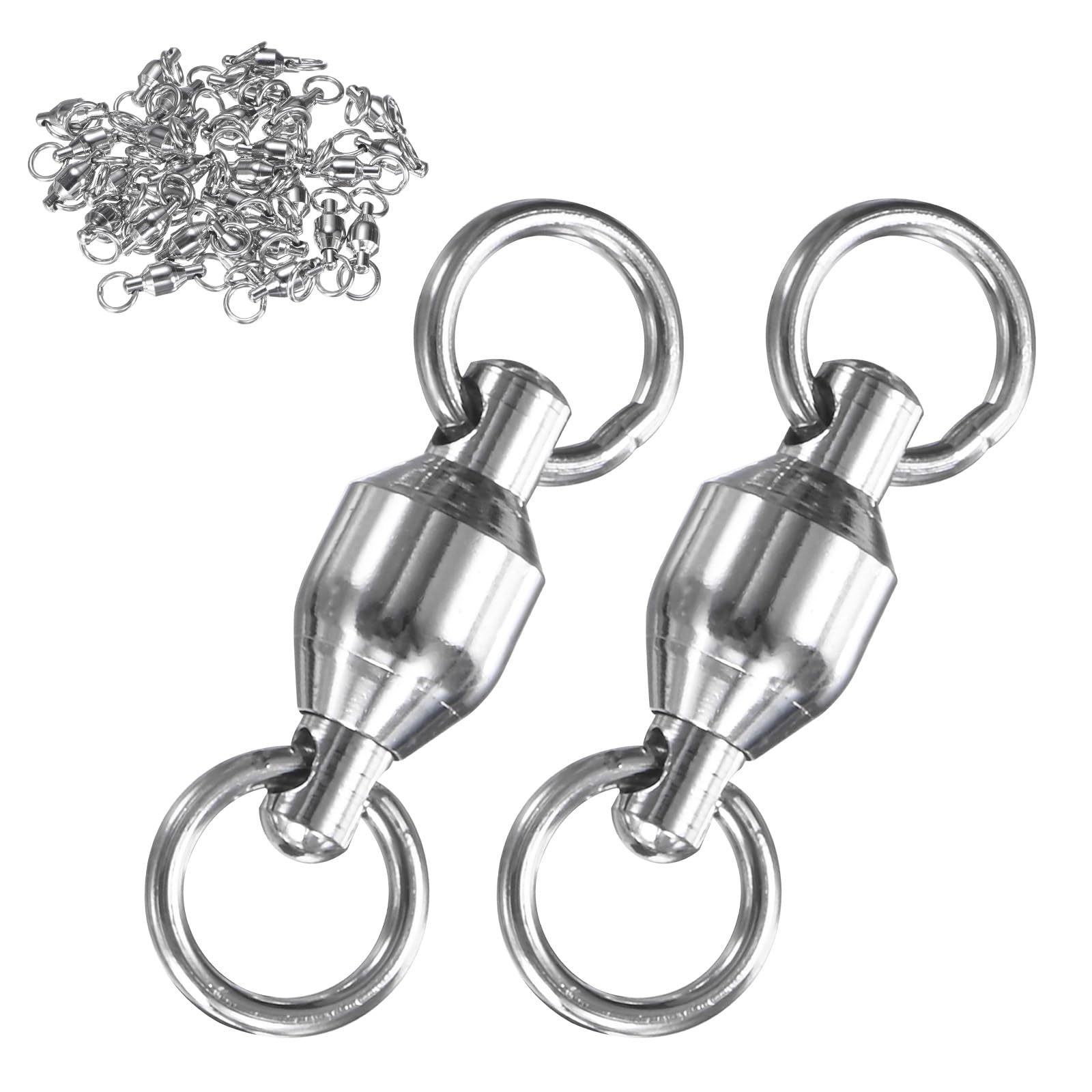 M METERXITY 30-pack swivels in packaging, ready for bulk fishing setups.