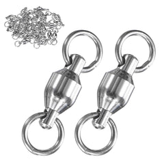 M METERXITY 30-pack swivels in packaging, ready for bulk fishing setups.