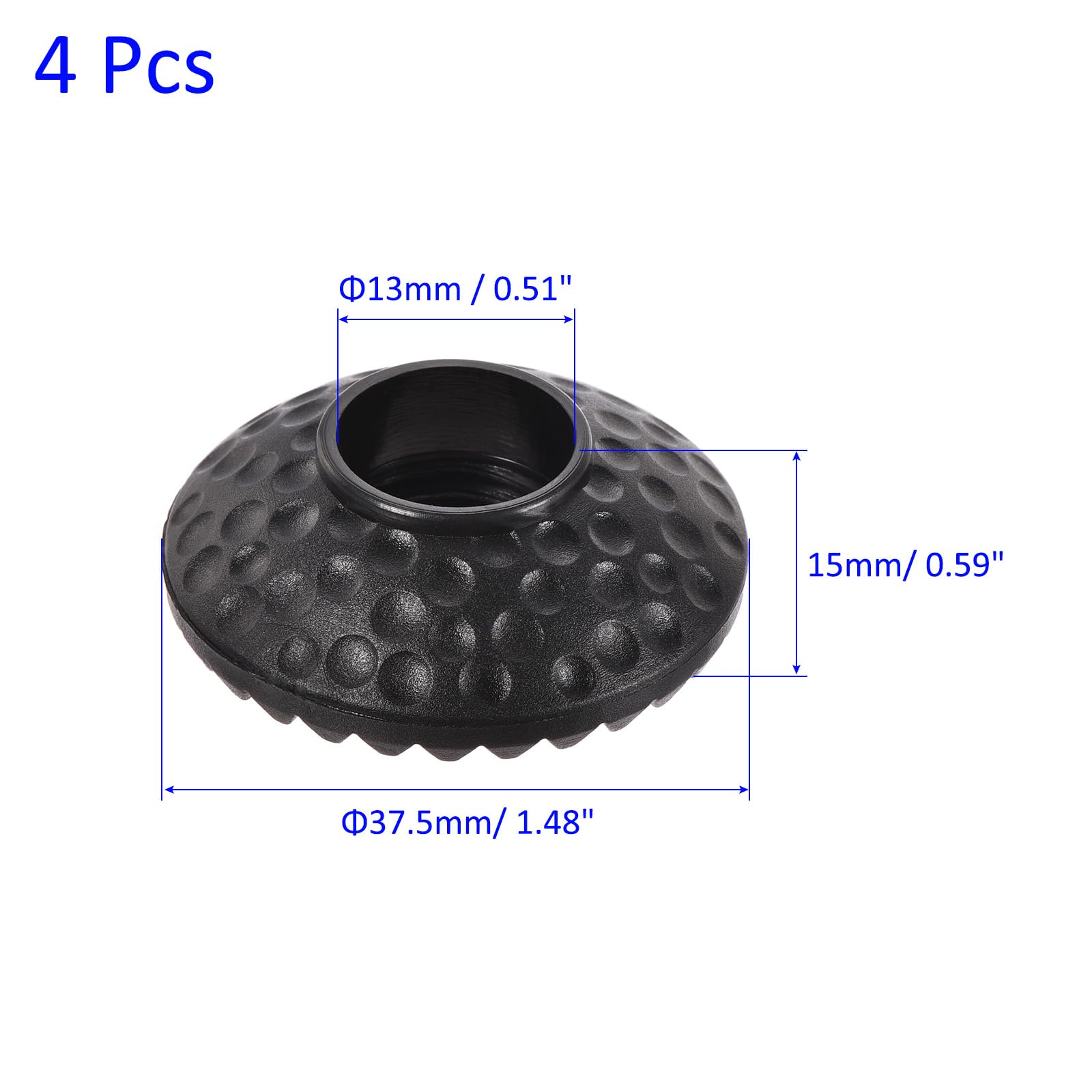 M METERXITY screw-on basket installation shown on a trekking pole