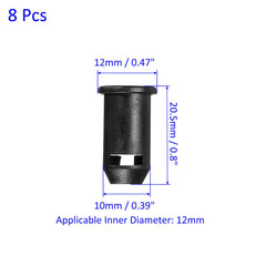 M METERXITY 8-pack packaging shows compatibility with 12mm and 13mm tubing