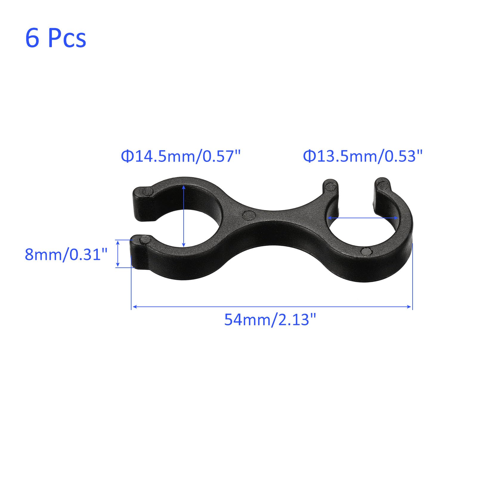 M METERXITY engineering plastic clips are lightweight and durable
